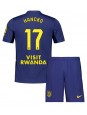Billige Atletico Madrid David Hancko #17 Bortedraktsett Barn 2025-26 Kortermet (+ Korte bukser)